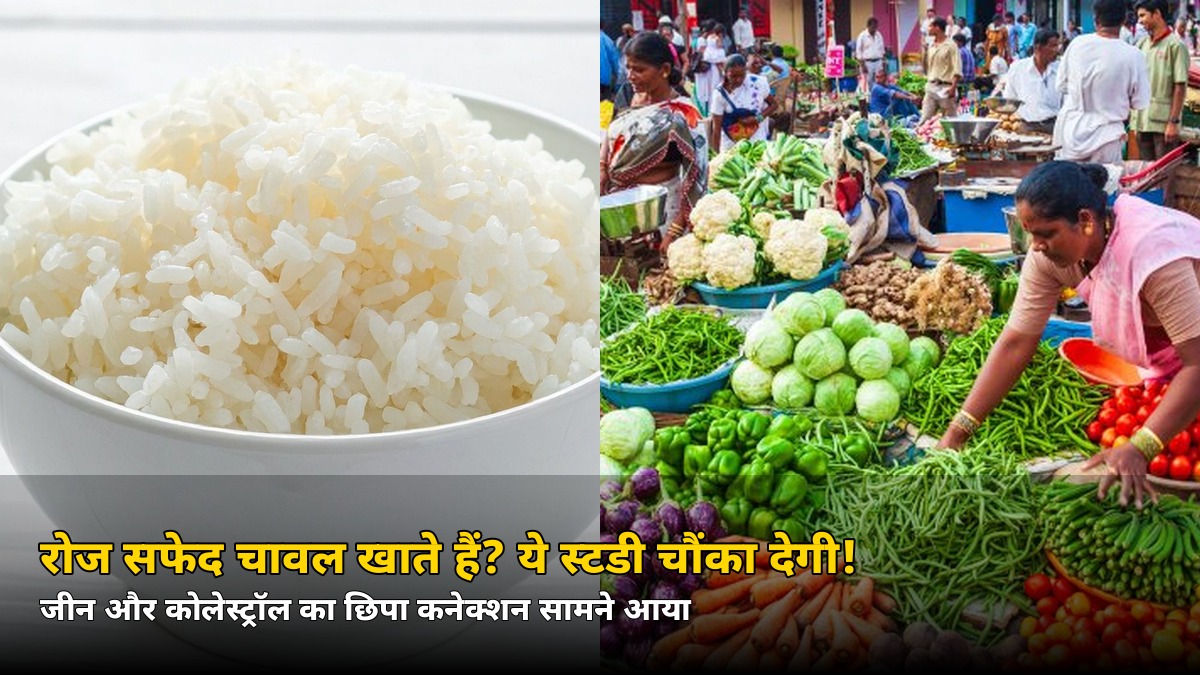 रोज सफेद चावल खाते हैं तो चौंक जाएं! जीन और कोलेस्ट्रॉल का छिपा कनेक्शन सामने आया