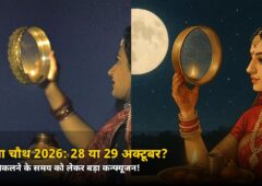 करवा चौथ 2026: 28 या 29 अक्टूबर? जानें सही तारीख, पूजा मुहूर्त और चांद का समय